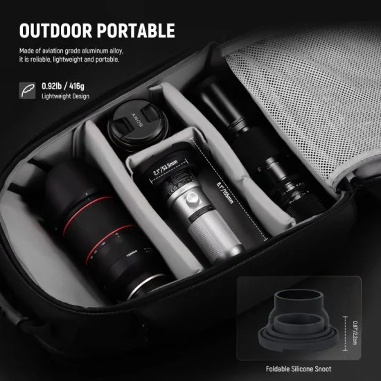 Neewer BASICS  FL10 10W LED PHOTOGRAPHY FLASHLIGHT _ silver